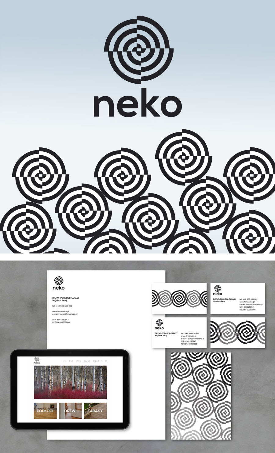 "NEKO" Door Floor Terraces Corporate Identity